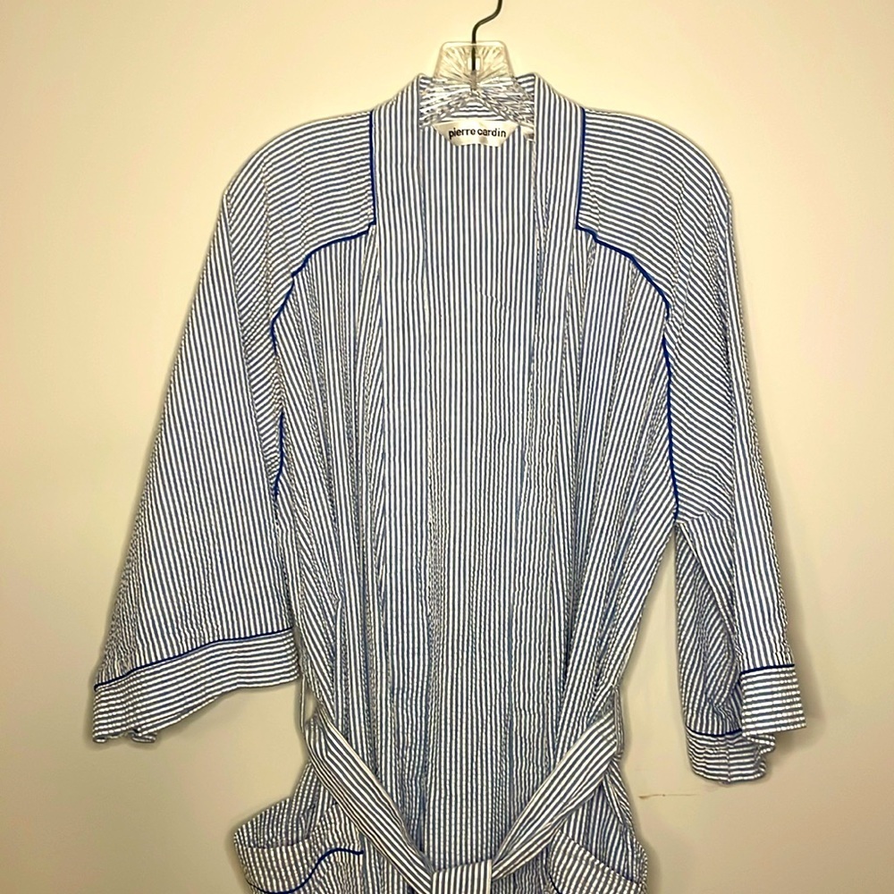 💥PIERRE CARDIN Striped Robe - Picture 11 of 11